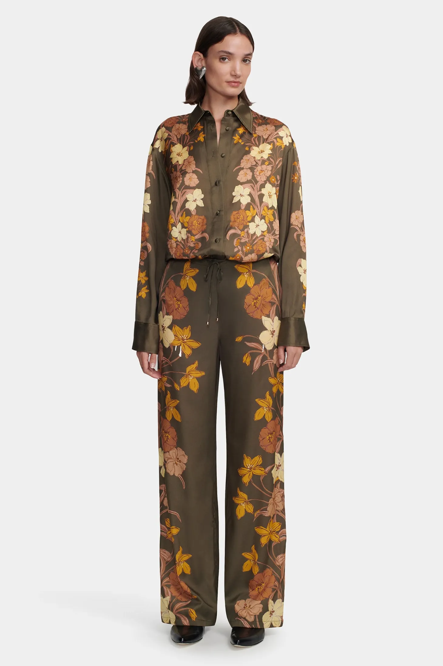 Justine Pant Moss Floral