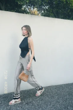 Justine Relaxed Pant Black Diamond