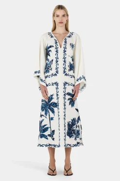 Kiera Kaftan Blue Hawaii