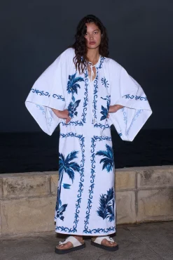 Kiera Kaftan Blue Hawaii