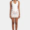 Kiki Linen Dress Hawaiian Tablecloth
