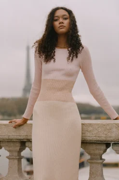Klein Knit Maxi Dress Dusk