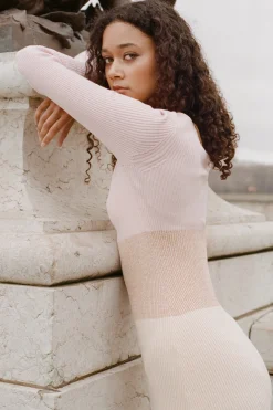 Klein Knit Maxi Dress Dusk