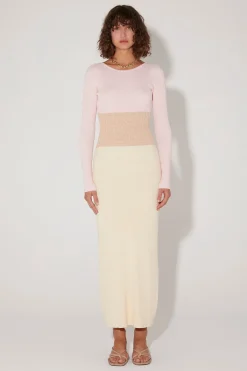 Klein Knit Maxi Dress Dusk