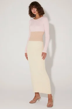 Klein Knit Maxi Dress Dusk