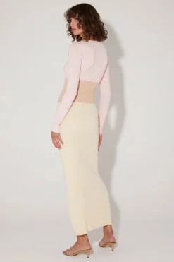 Klein Knit Maxi Dress Dusk