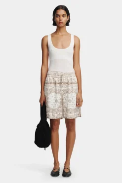 Laurel Relaxed Short Beige Bandana