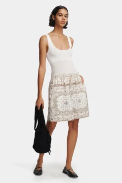 Laurel Relaxed Short Beige Bandana