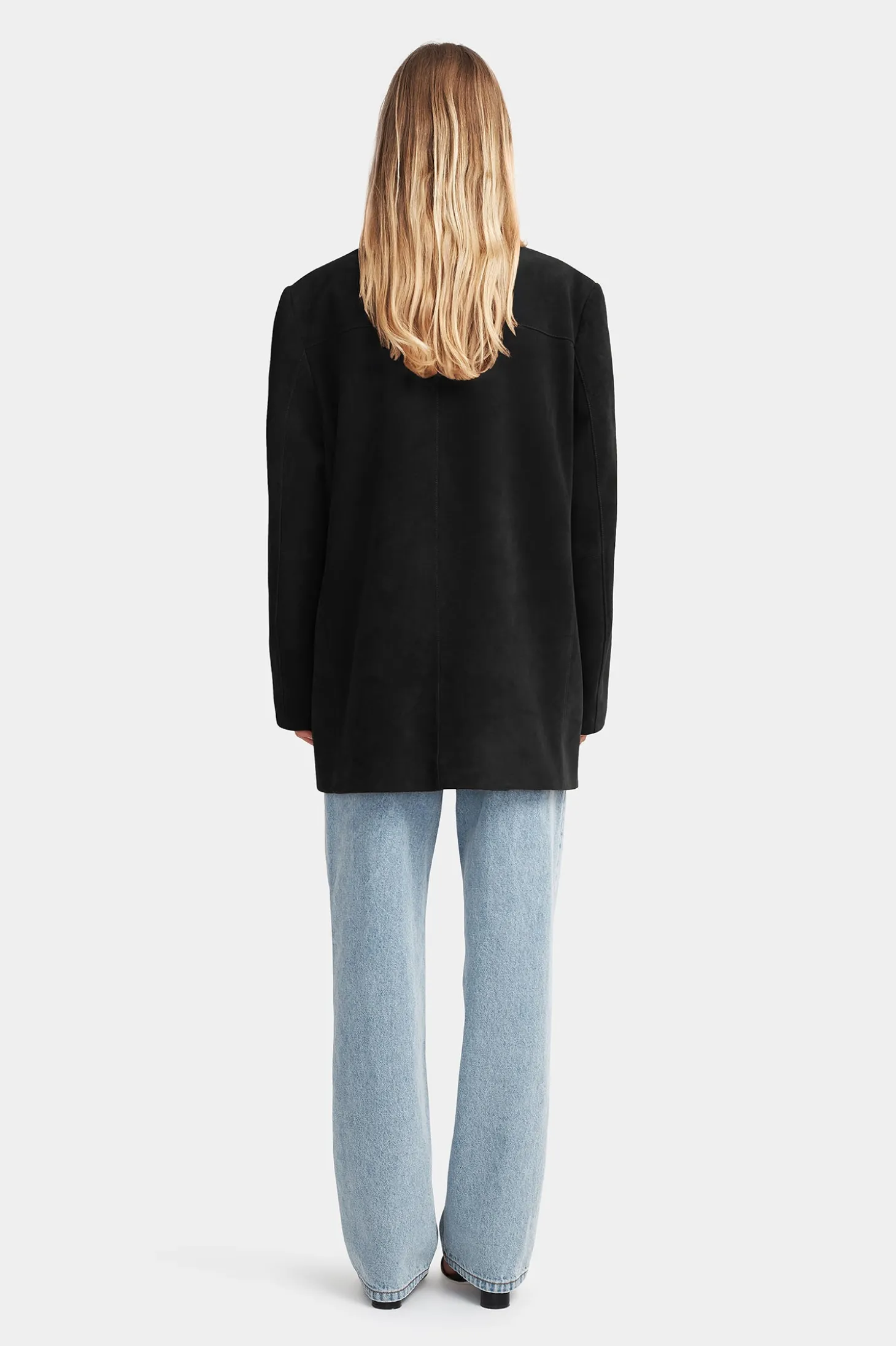 Lennox Suede Jacket Black Suede PRE-ORDER
