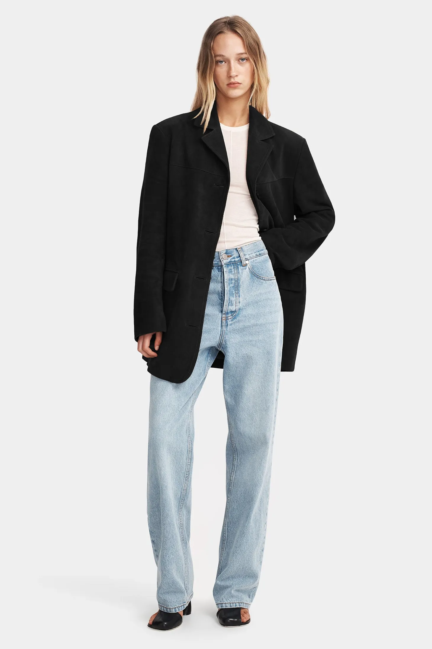 Lennox Suede Jacket Black Suede PRE-ORDER
