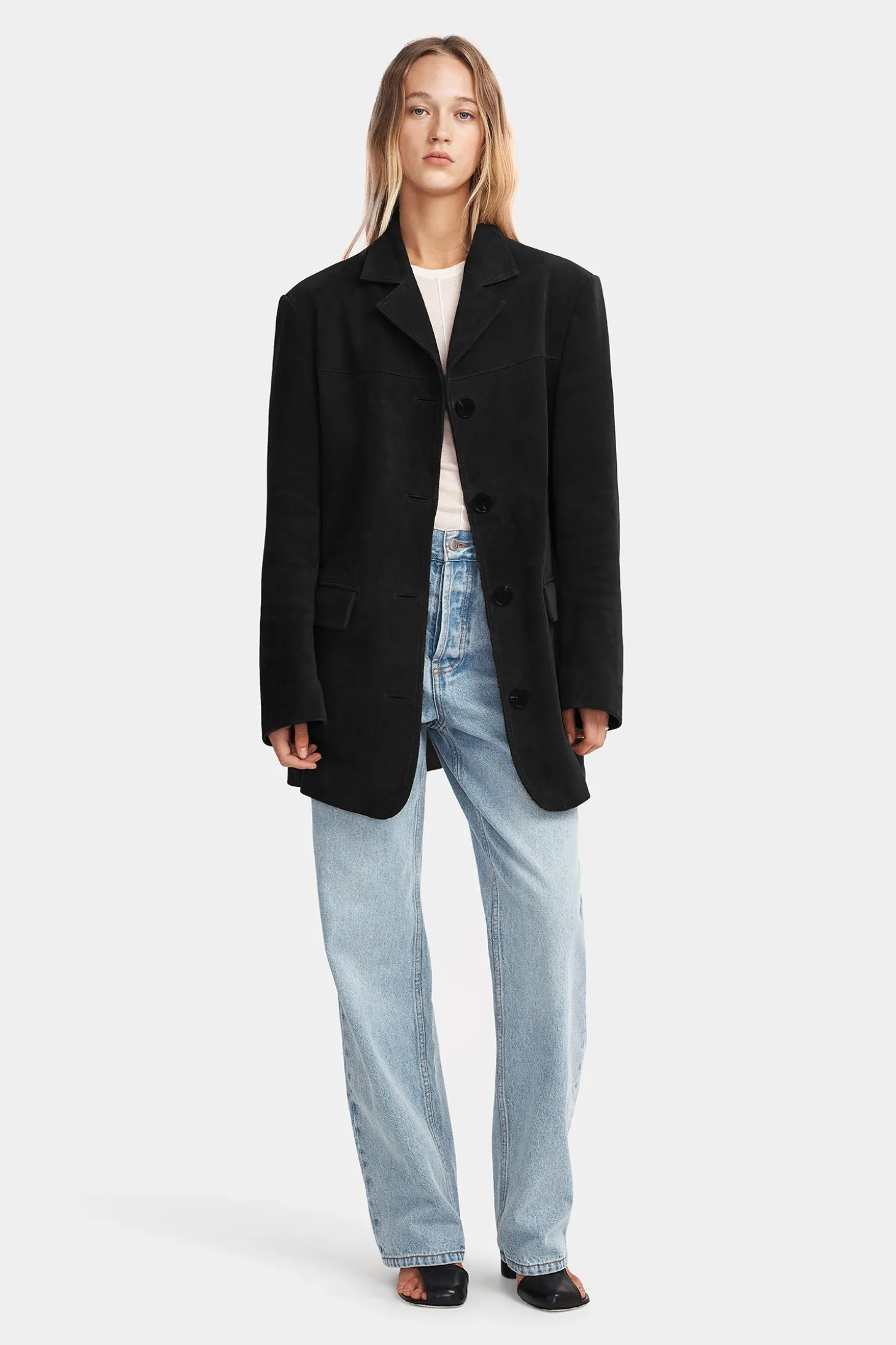 Lennox Suede Jacket Black Suede PRE-ORDER