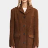 Lennox Suede Jacket Russet Suede