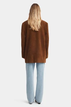 Lennox Suede Jacket Russet Suede