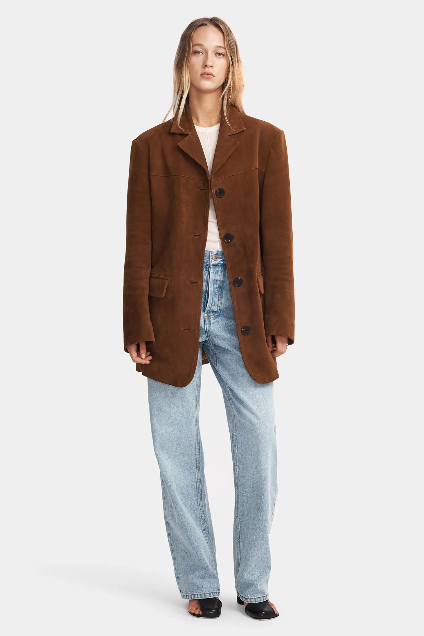 Lennox Suede Jacket Russet Suede