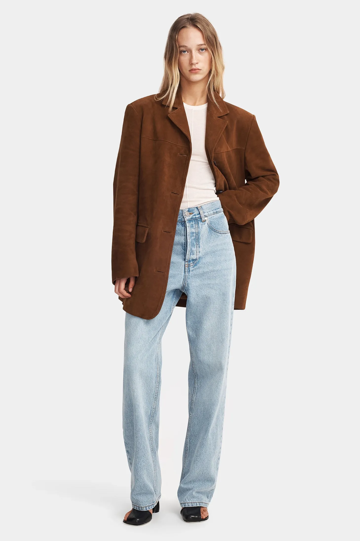 Lennox Suede Jacket Russet Suede