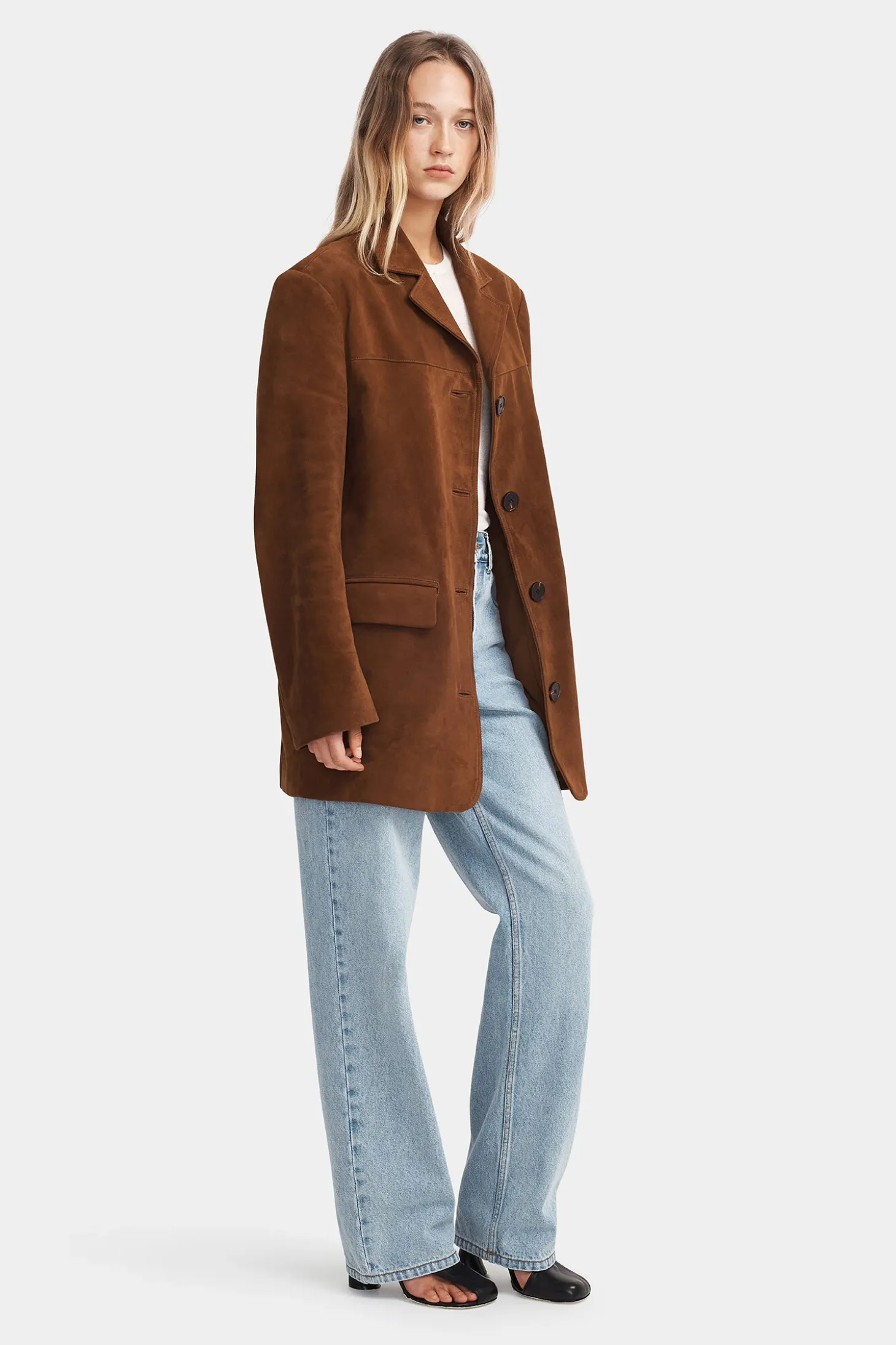 Lennox Suede Jacket Russet Suede