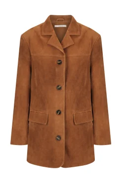 Lennox Suede Jacket Russet Suede