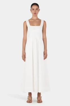 Leonay Midi Dress Ivory