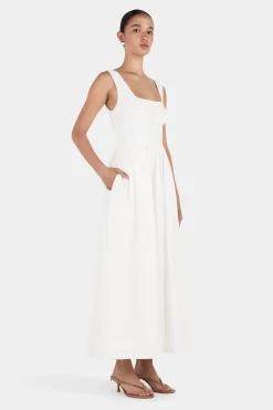 Leonay Midi Dress Ivory