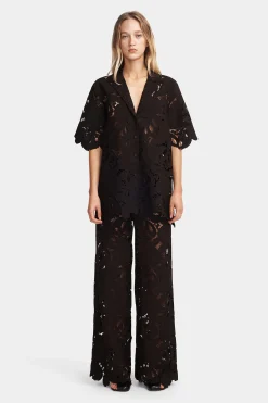 Loretta Lace Shirt Cedarwood