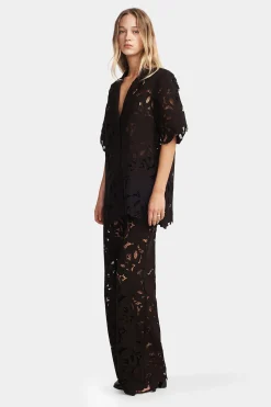 Loretta Lace Shirt Cedarwood