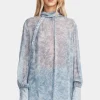 Louie Shirt Indigo Paisley