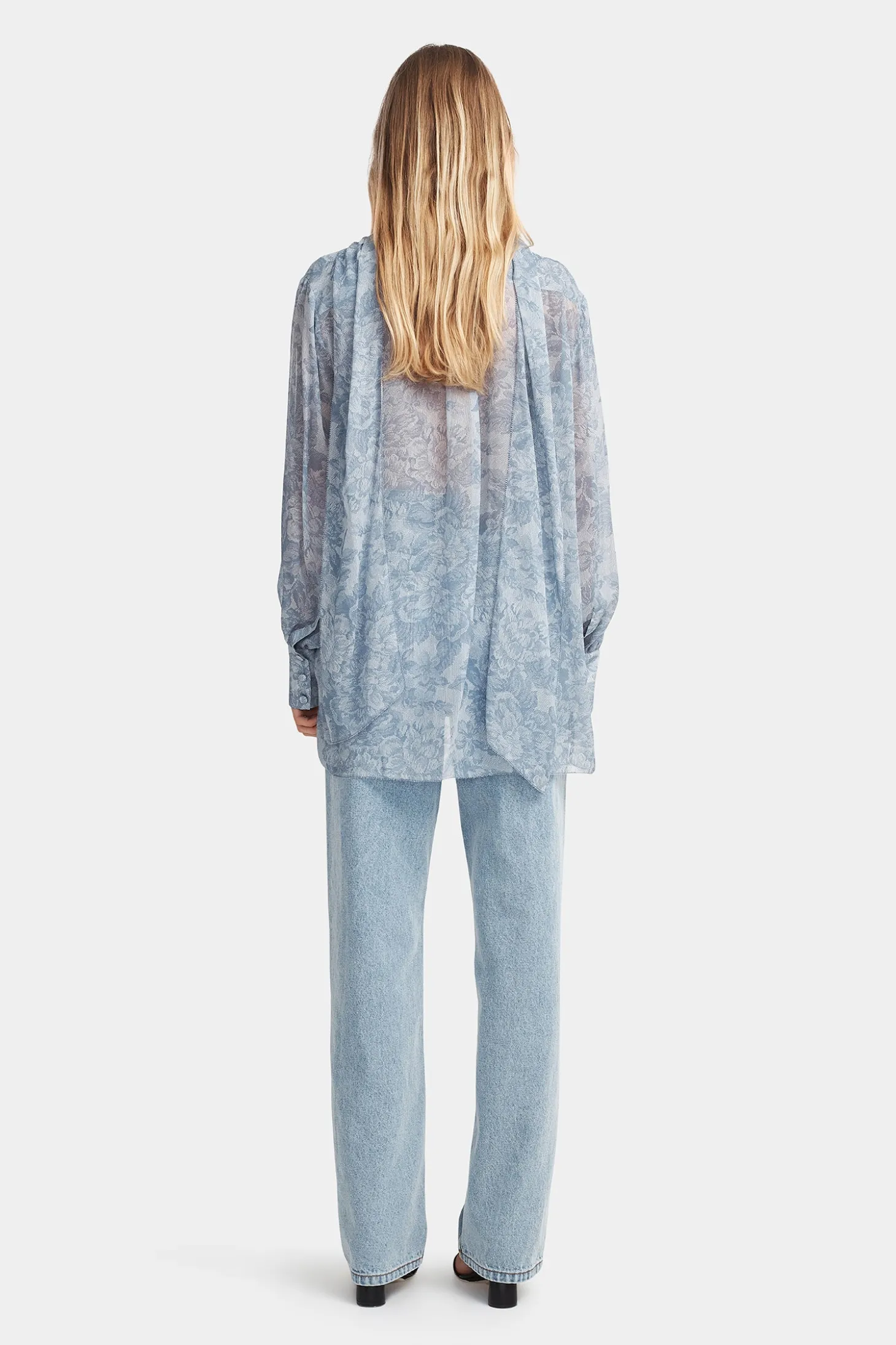 Louie Shirt Indigo Paisley