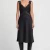 Lucille Midi Dress Black
