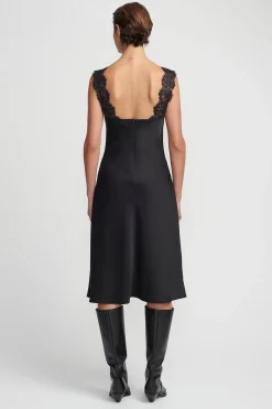 Lucille Midi Dress Black