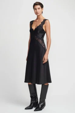 Lucille Midi Dress Black