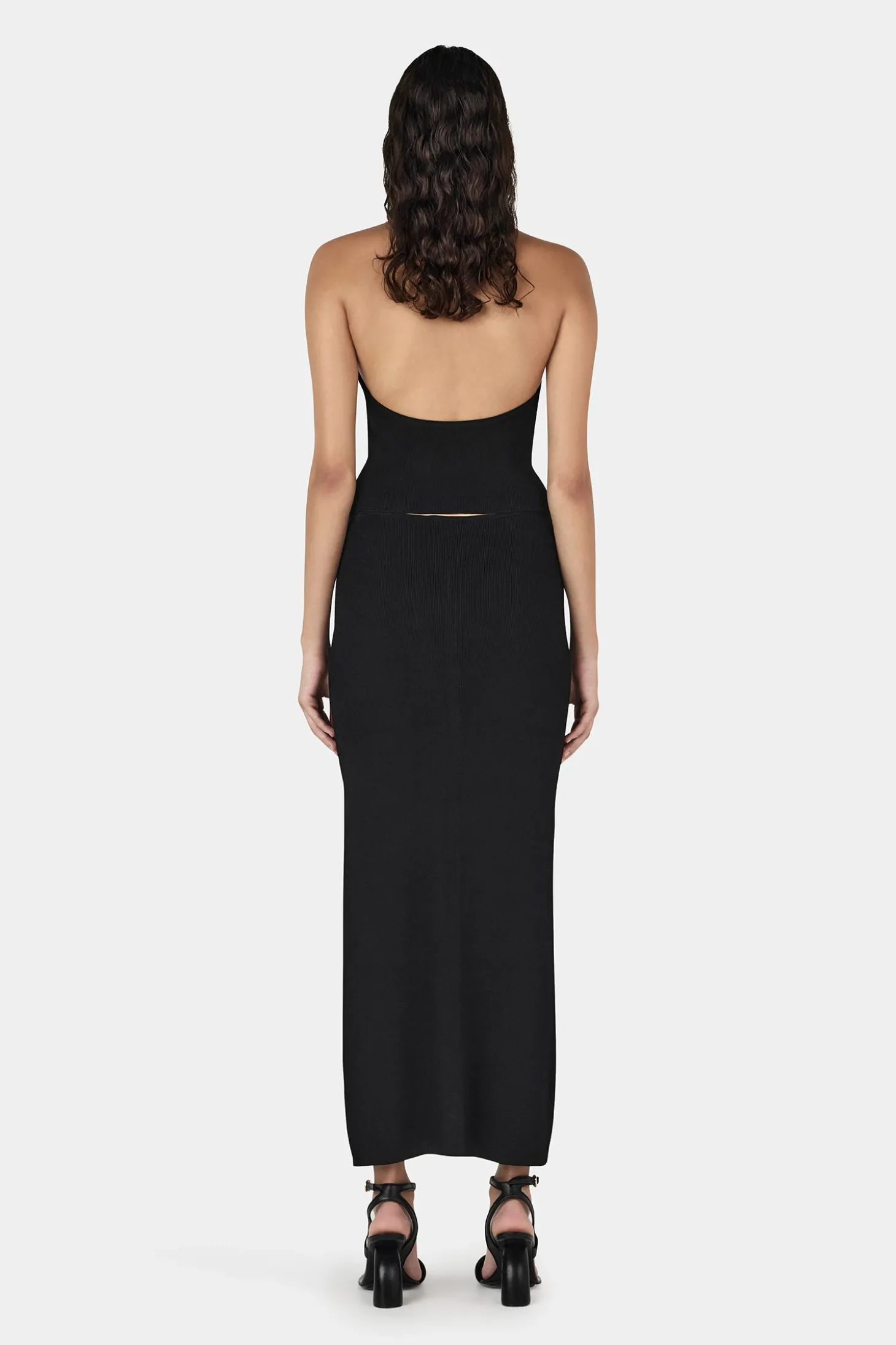 Lucio Knit Skirt Black