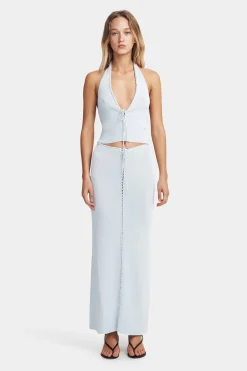 Lucio Knit Skirt Glacier