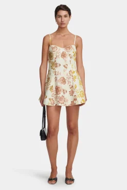 Lucy Mini Dress Golden Nectar