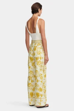 Luna Wide Leg Pant Golden Nectar
