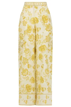 Luna Wide Leg Pant Golden Nectar