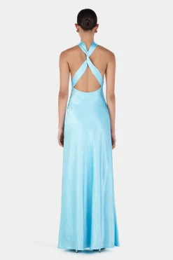 Lunar Maxi Dress Aqua