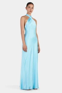 Lunar Maxi Dress Aqua