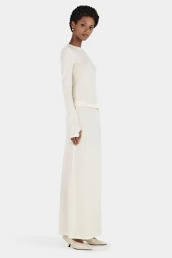 Lupe Wool Top Ivory