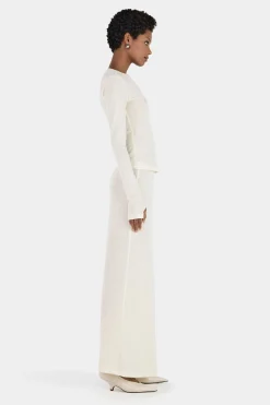 Lupe Wool Top Ivory