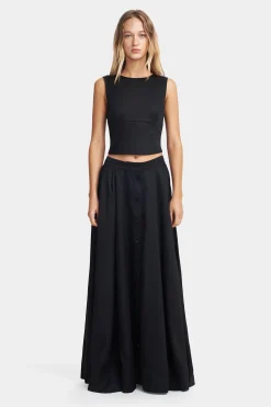 Mana Maxi Skirt Black