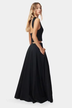 Mana Maxi Skirt Black
