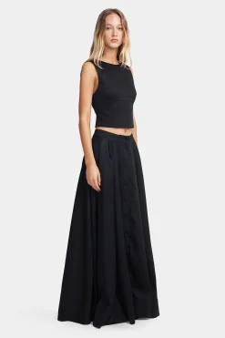 Mana Maxi Skirt Black