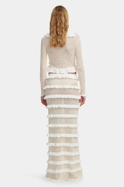 Mandy Knit Top Cream Pointelle