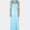 Marcelle Midi Dress Aqua
