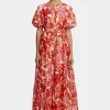 Margiela Maxi Dress Scarlet Garden