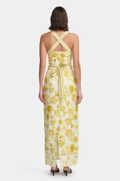 Marielle Midi Skirt Golden Nectar