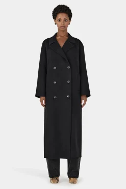 Matthews Wool Coat Black