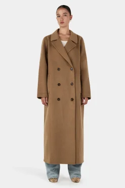 Matthews Wool Coat Tan