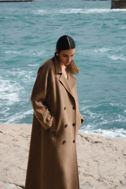 Matthews Wool Coat Tan