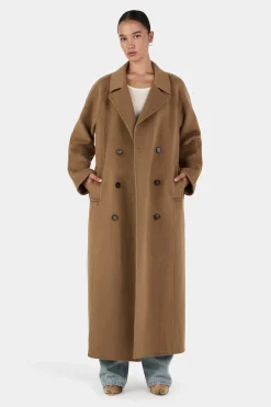 Matthews Wool Coat Tan